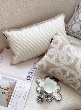 TEXDREAM态度 浅色系腰枕简约现代沙发靠垫办公室车载腰靠护腰枕