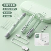 儿童挖耳勺宝宝婴儿掏耳朵软头幼儿掏扣耳屎带灯发光耳勺