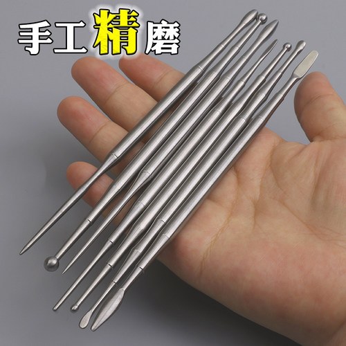 不锈钢泥塑雕刻石塑精钢抹痕工具