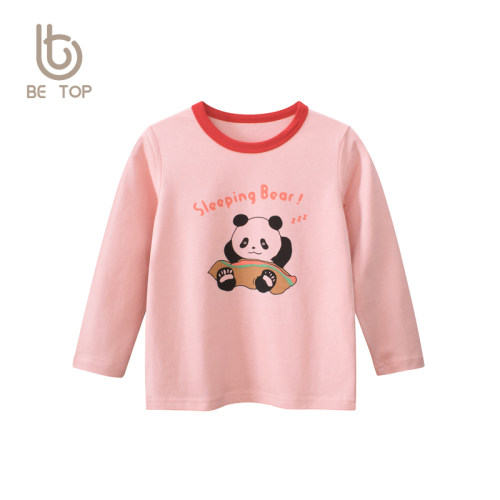 儿童长袖27home韩版卡通印花新品