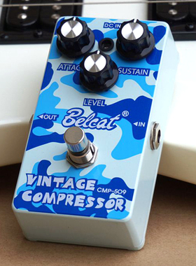 韩国Belcat效果器失真压缩合唱ABY选择器单块自带电池仓