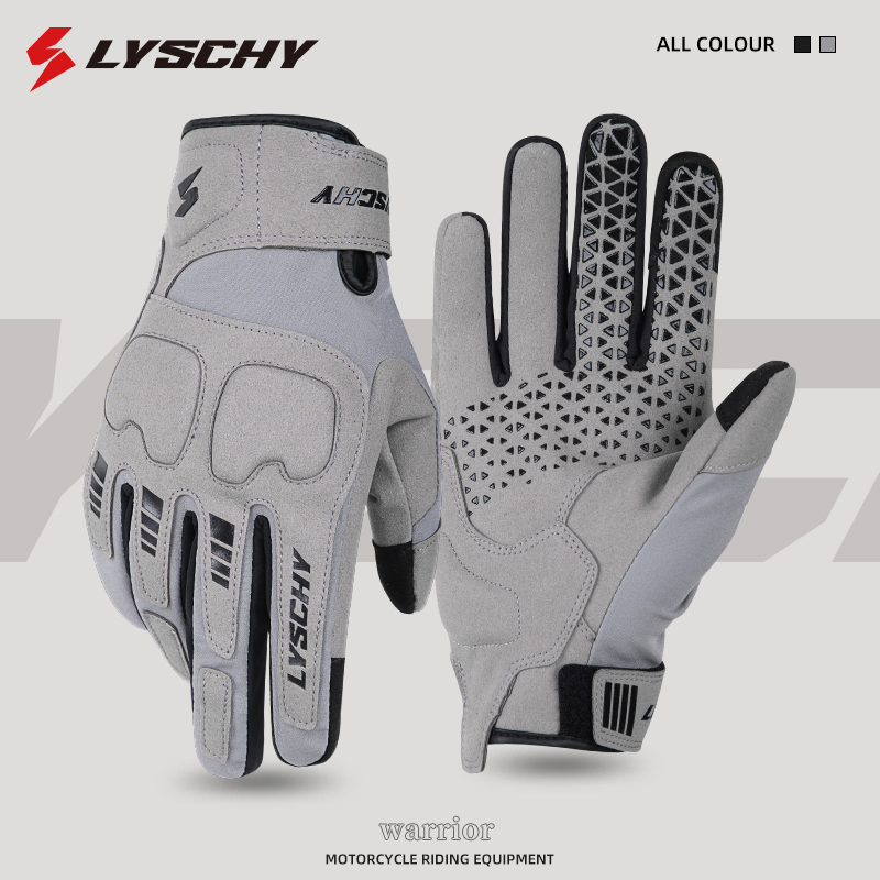 雷翅骑行手套摩托车冬季防水保暖哈雷复古机车巡航耐磨触屏手套男