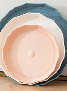 花盆托盘加厚底盘花托接水盘塑料圆形垫深垫拖盘绿萝底托花盘底座