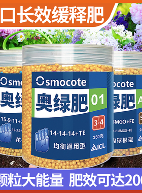 奥绿肥颗粒缓释肥复合肥318S月季绣球花卉绿植通用型多肉a2控释肥