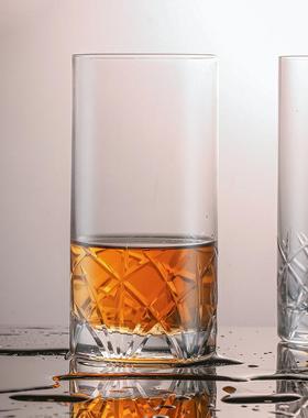 Eleonora欧若拉捷克进口水晶玻璃冰花水杯套装2个装