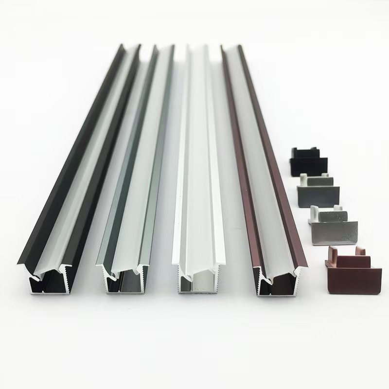 嵌入式柜底斜灯槽发光直供