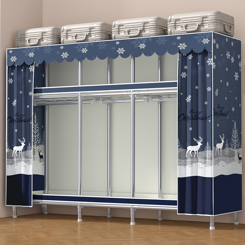 布衣柜钢管加粗加厚结实耐用