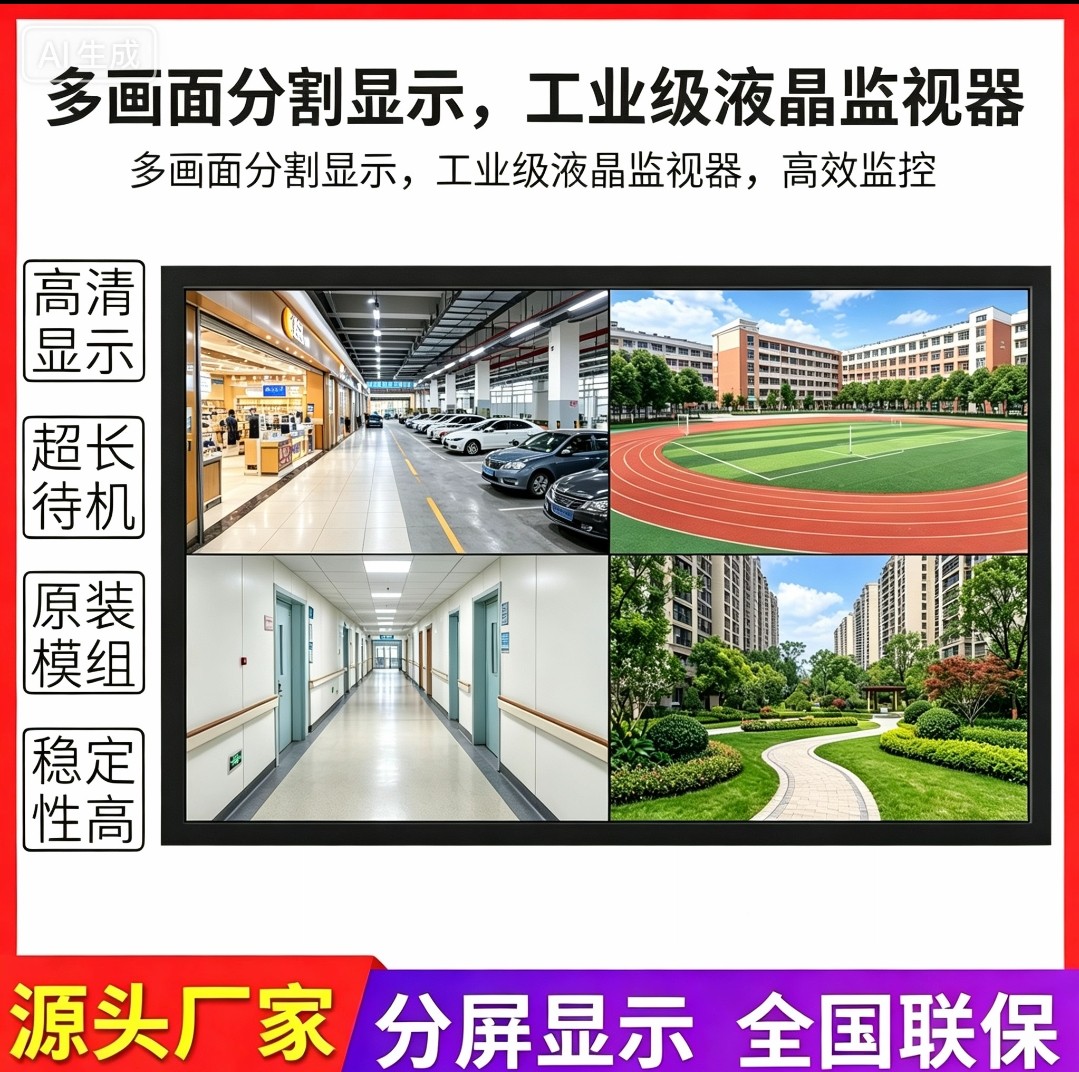 工业级别监视器液晶监视器32英寸50英寸55英寸高清安防监控电视