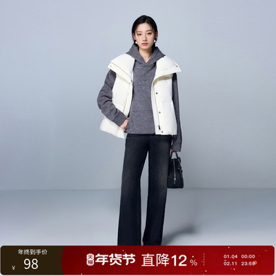 【加绒】丽雪leisure2025冬季新款休闲连帽宽松卫衣保暖外套