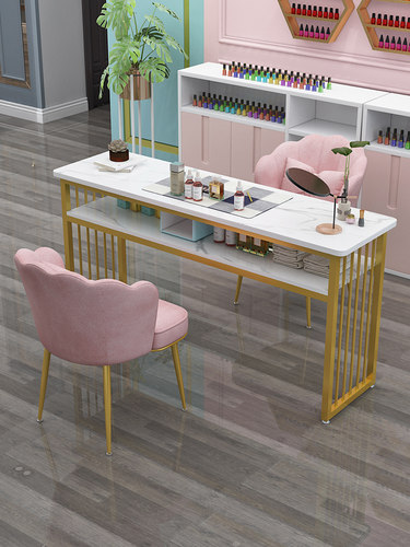 时尚网红美甲桌经济型双人美甲台