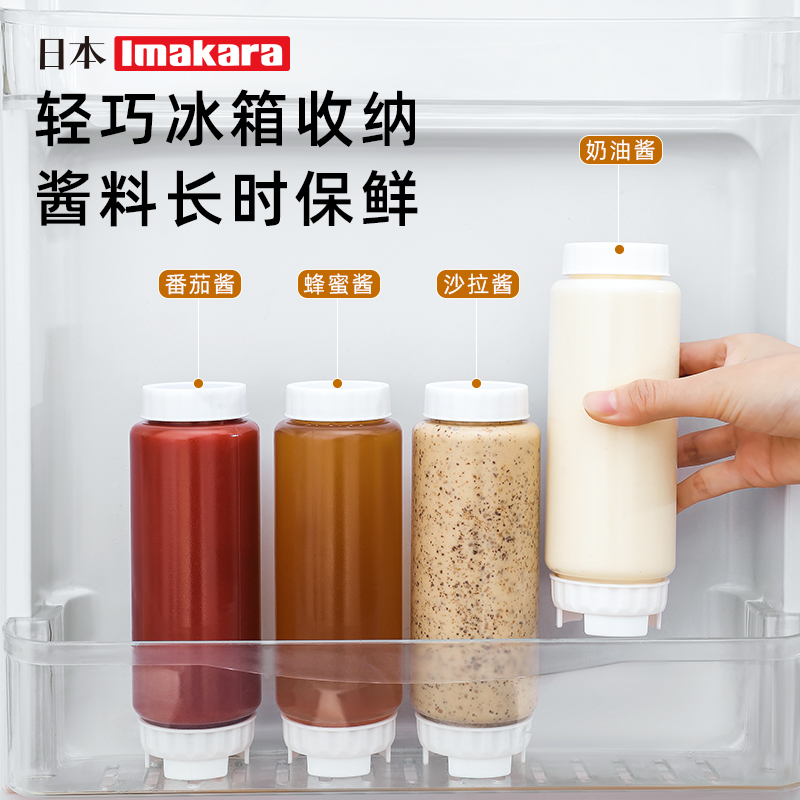 imakara厨房双头大口径挤酱瓶图片