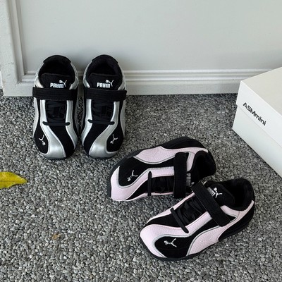 加绒二棉男女童运动鞋