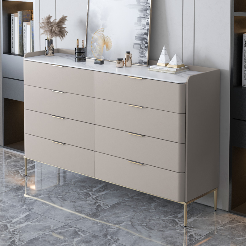 客厅斗柜瑰真实木整装发货轻奢