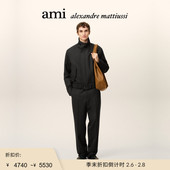 男女同款 字母贴标羊毛华达呢哈灵顿夹克 Ami Paris 季 末甄选