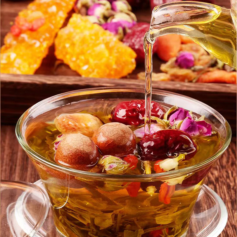 新疆特产三泡台丝路干果茶四种口味400g/盒