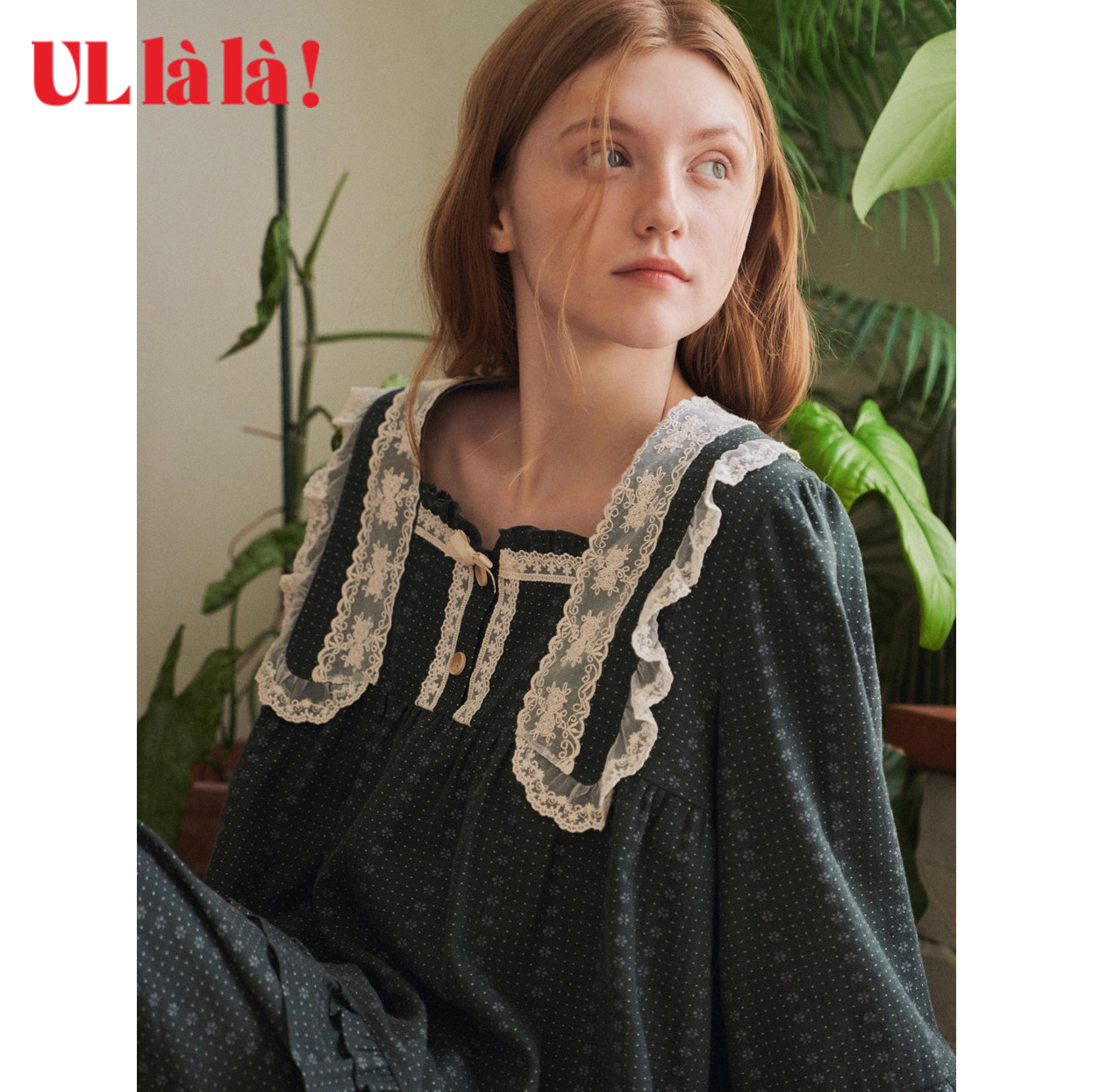 Ullala韩国进口秋季纯棉睡衣