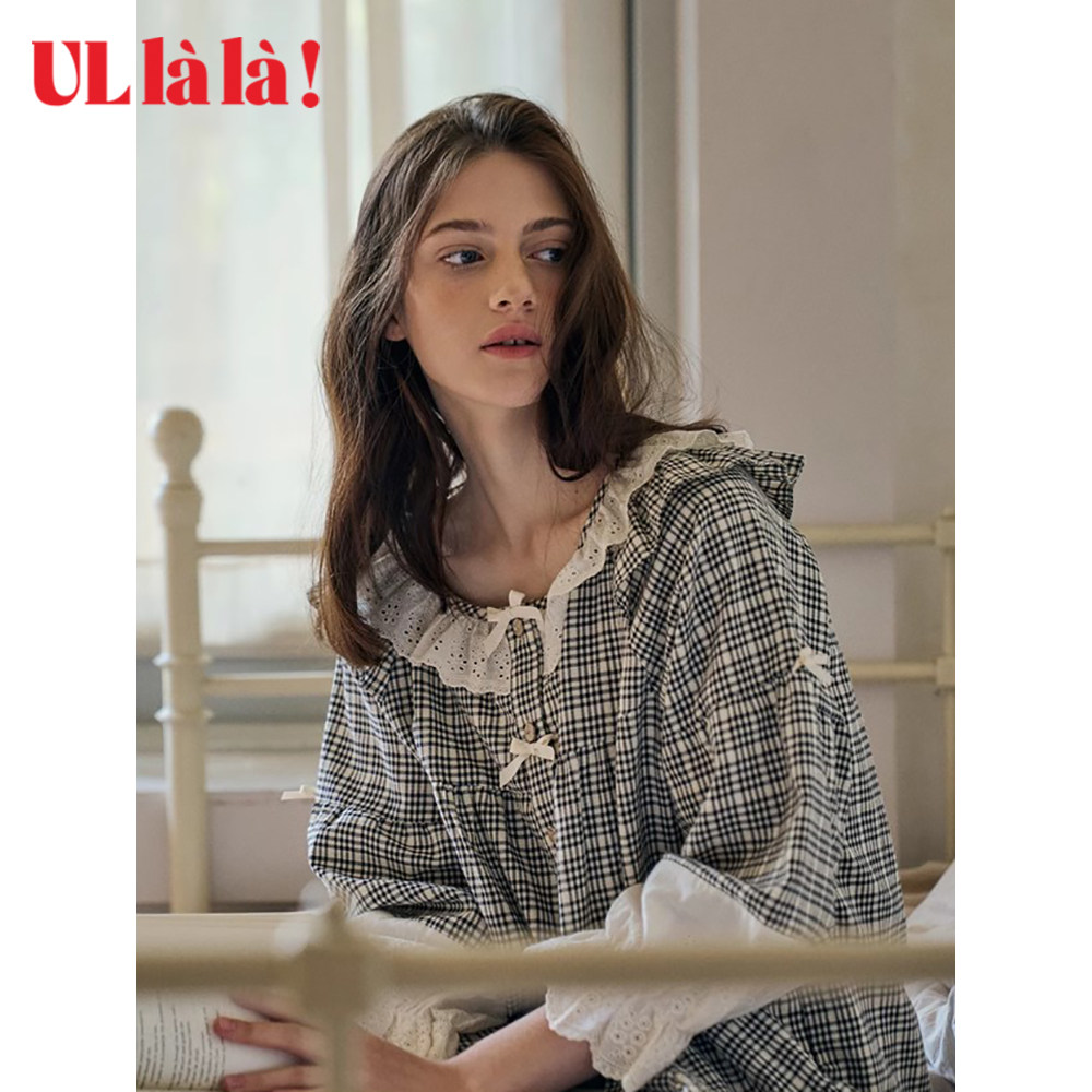 Ullala韩国进口家居服套装女棉质