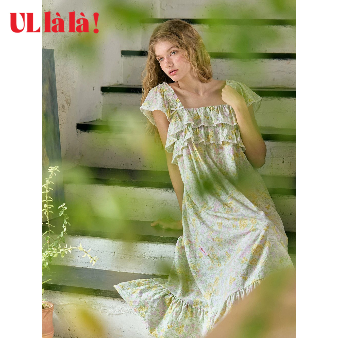 Ullala吊带夏季薄款睡裙女家居服