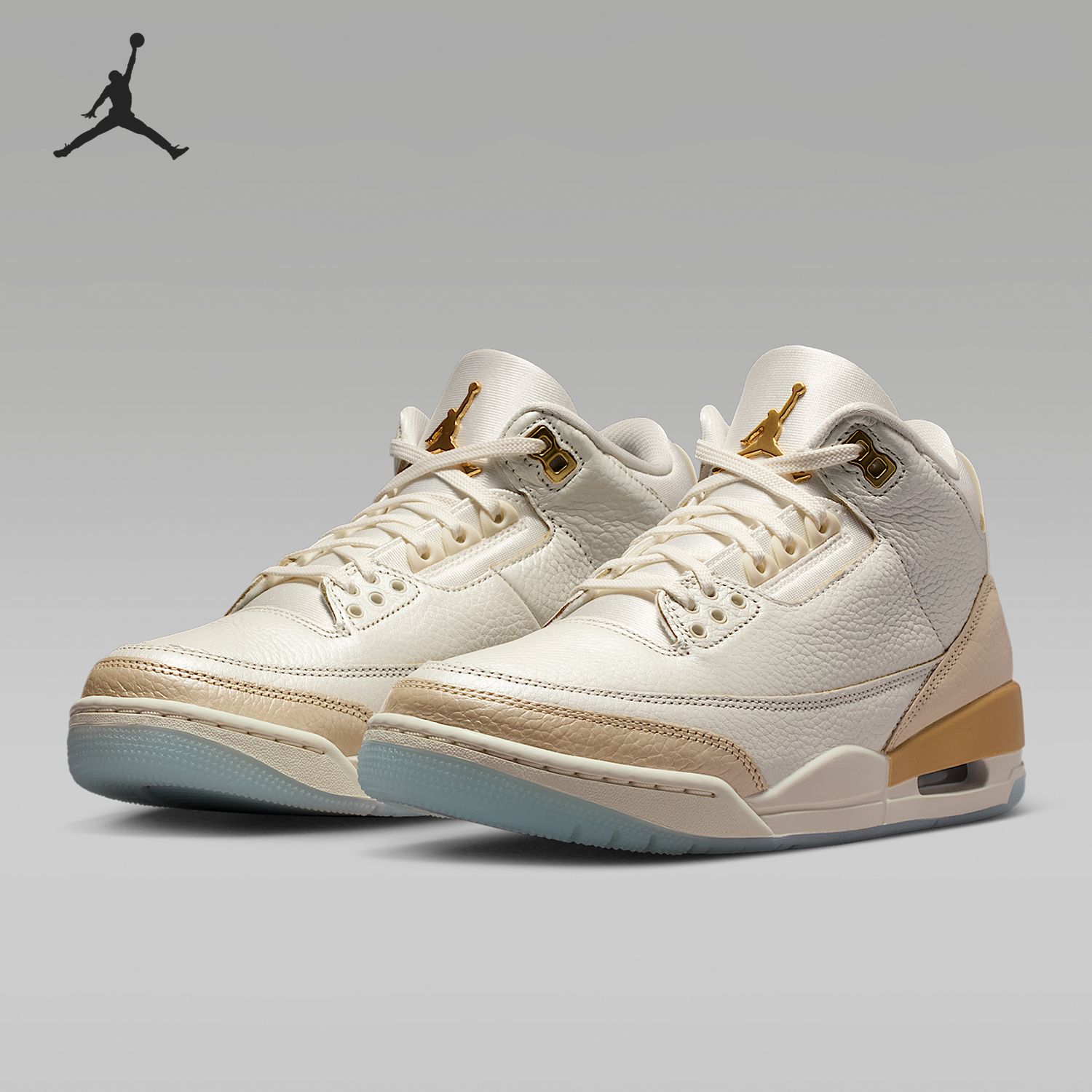 NIKE/耐克WMNS AIR JORDAN 3 RETRO女子ZOOM AIR运动鞋IB2255-100