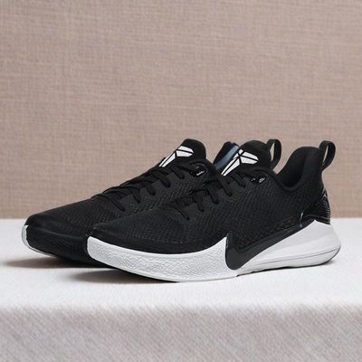 Nike/耐克MAMBA FOCUS科比男子黑白缓震运动休闲篮球鞋AO4434-001
