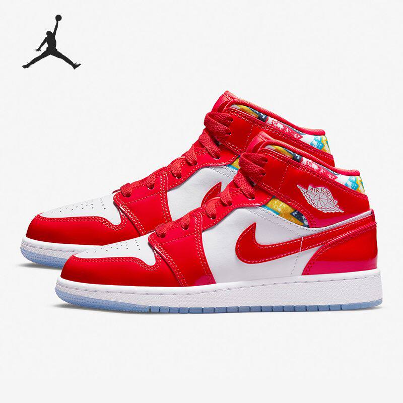 Nike/耐克AJ1女子新款高帮低帮板鞋运动鞋休闲鞋合集DC7248-600