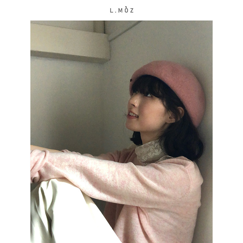 L.MOZ贝雷帽出游休闲女秋冬图片