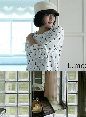 蓝墨竹LMO.Z贝雷帽子女2025秋冬新款羊毛日系复古白色八角画家帽