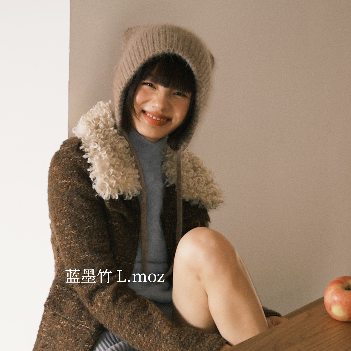 蓝墨竹L.MOZ日系针织毛线帽子女冬季新款防风保暖百搭护耳飞行帽,服饰配件/皮带/帽子/围巾,帽子,淘宝优惠券,粉丝福利购,淘宝优惠卷