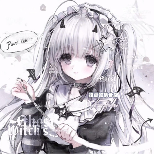 抱盒40张 川雪姐妹头扭蛋雪下信 女生头像原创圈直购高清无水印
