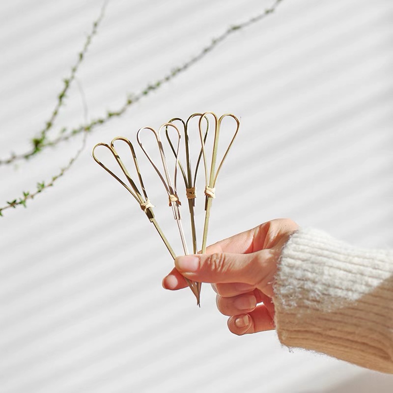 叉子竹签水果签竹筒签