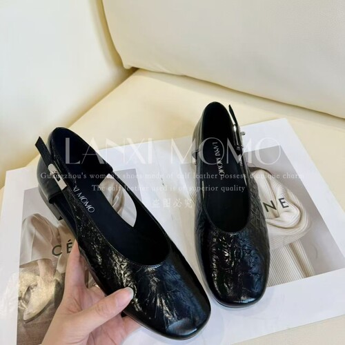 【LANXI  MOMO】气质时尚休闲百搭软底浅口圆头小单鞋26DX172LX