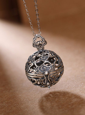 镂空祥云吊坠香囊香丸纯