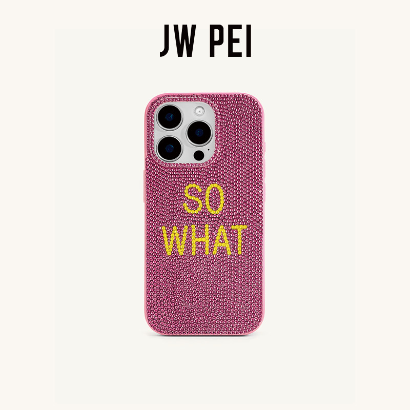 JW PEI水钻手机壳So What人造水晶手机壳奢华水钻苹果手