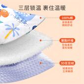 新生婴儿抱被初生宝宝纯棉包被秋冬季 外出豆豆绒毯产房包单冬加厚