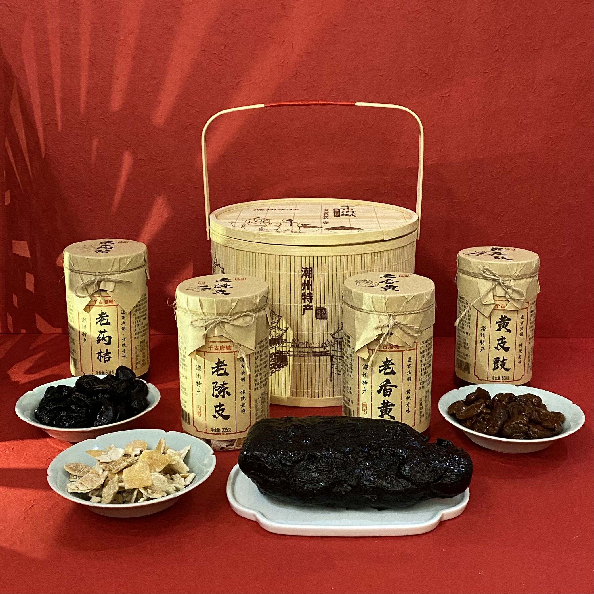 千古府城蜜饯凉果潮州四宝礼篮