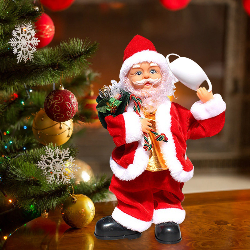 christmas santa doll claus electric music dolls xmas