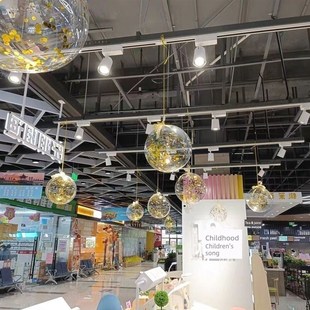 金银亮片五彩纸屑气球填充婚礼房间装饰布局动Q画酒店布局生日装