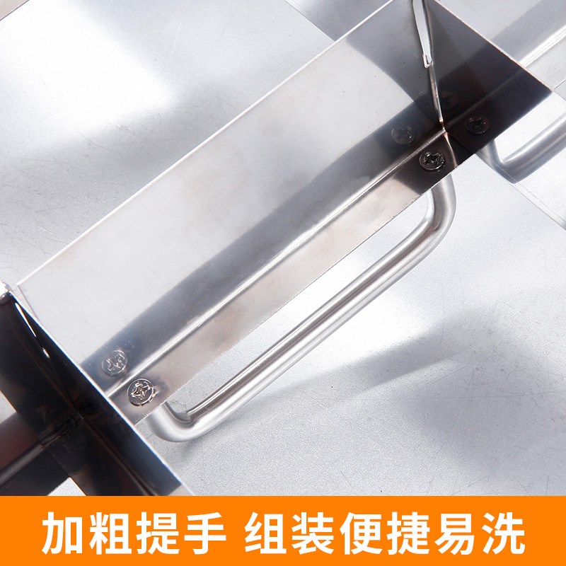 工地食堂用分饭神器分割米饭切饭器不锈钢K方格模具商用豆腐切块