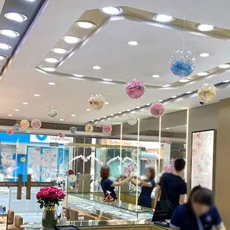 520商场珠宝店l天花板氛围装饰布置橱窗吊顶挂件店铺幼儿园吊饰