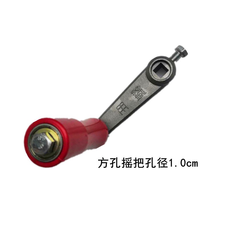 摇蜜机手b柄把手配件蜂旺摇把不锈钢摇蜜机双轴承摇柄养蜂工具