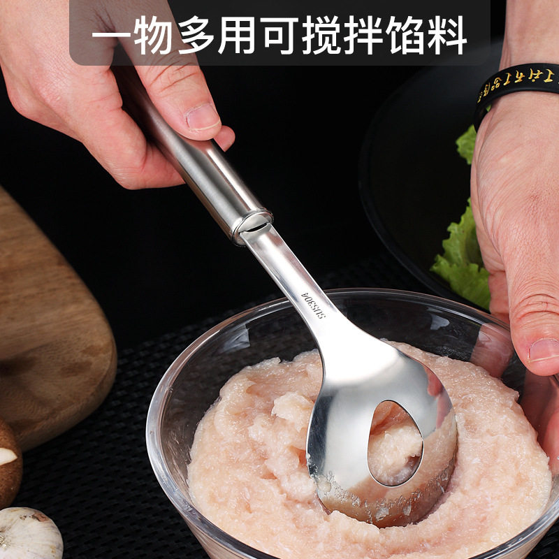不锈钢压肉丸勺子神器家用挤肉丸子制作器K炸圆子模具挖勺器制作,厨房/烹饪用具,DIY模具,淘宝优惠券,粉丝福利购,淘宝优惠卷