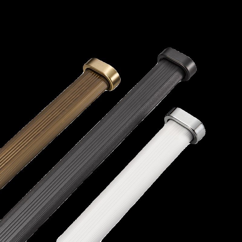 铝合金衣柜挂衣杆衣橱横杆衣杆托法兰座衣架O杆挂杆柜子内挂杆衣