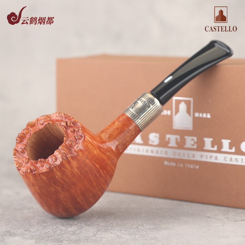 意大利Castello卡斯特罗石楠木烟斗2025中国斗Fiammata02/100
