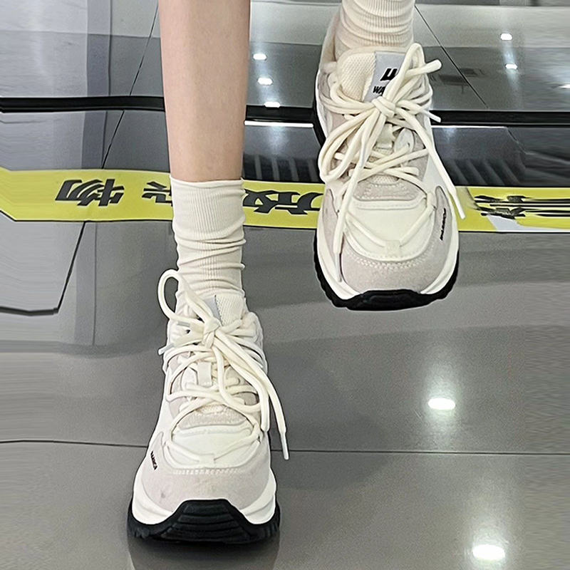 回力女鞋老爹鞋女2025新款春季爆款厚底增高鞋子ins潮运动鞋女款