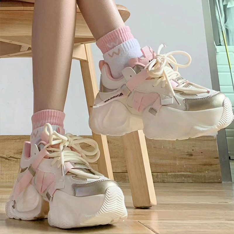 回力女鞋老爹鞋女2025新款秋季跳舞爆款运动厚底增高休闲鞋子女款,女鞋,老爹鞋,淘宝优惠券,粉丝福利购,淘宝优惠卷