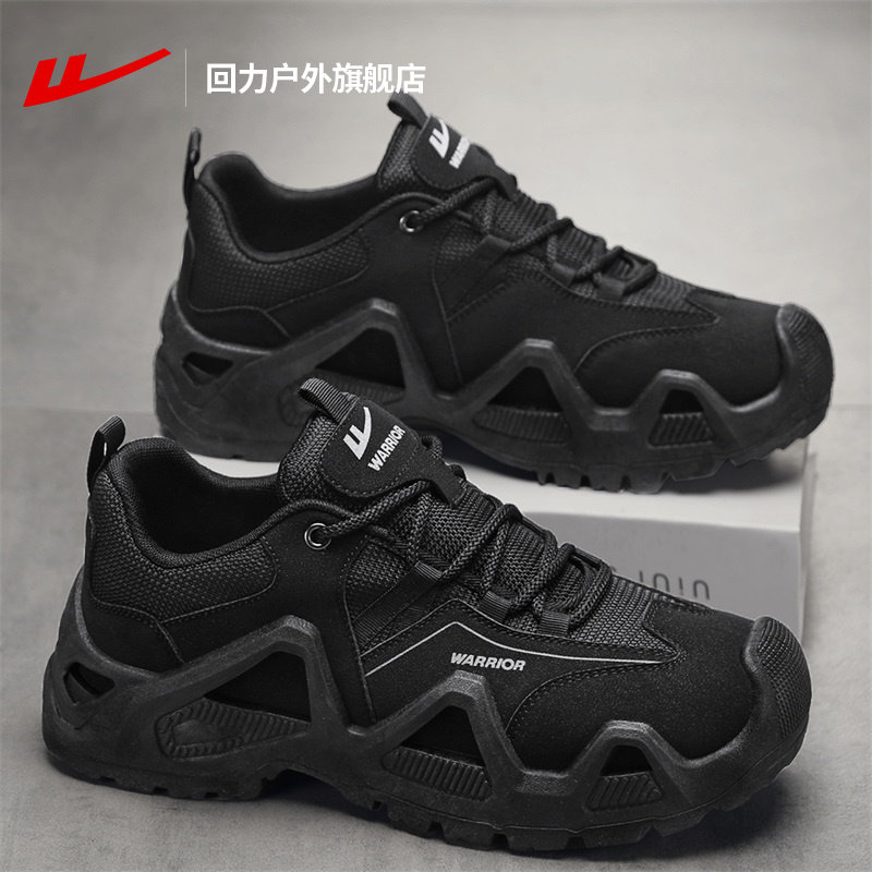 回力旗舰店新款登山沙漠工装鞋男图片