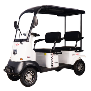 小巴士新款老年专用代步车四轮电动车电瓶车家用残疾老人助力车