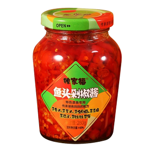 辣家福湖南农家辣椒酱香辣下饭可拌饭炒菜调味皆可280g/瓶