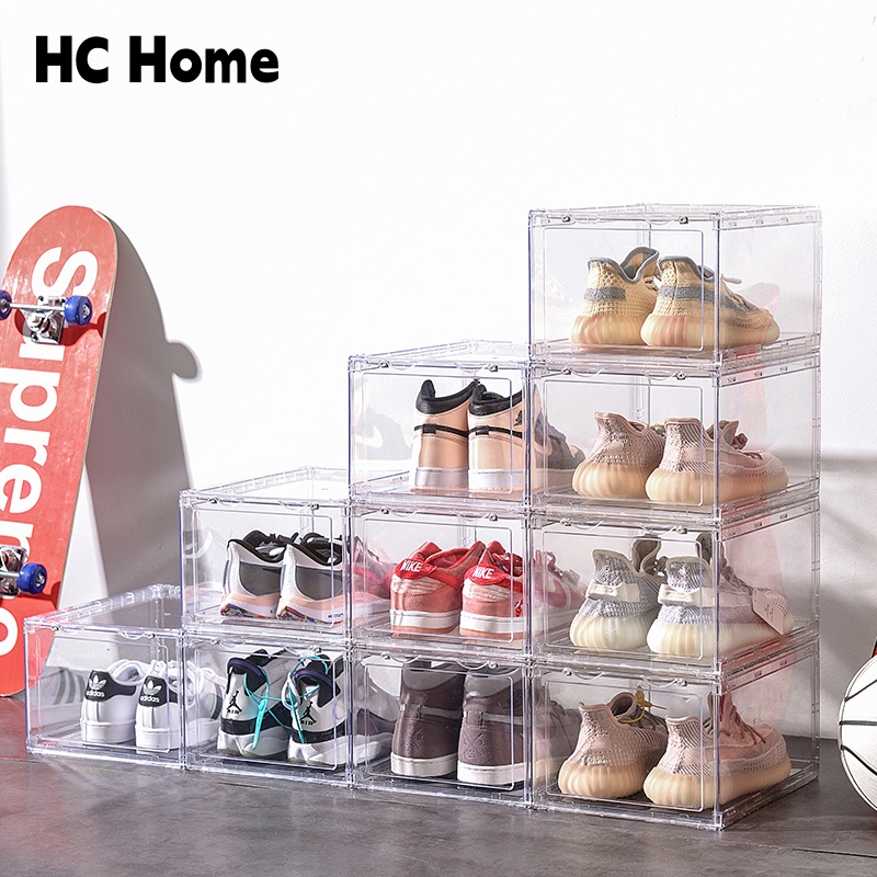 亚克力全透明鞋盒AJ球鞋收纳盒