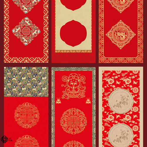 2026年新款蜡染对联半生熟